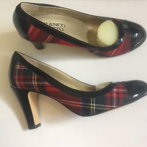 Franco Sarto Plaid Pumps - with box- Size 6